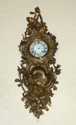La naissance et la mort, la splendide horloge de JB Herv (XVIIIe) du bureau du maire de Marseille 